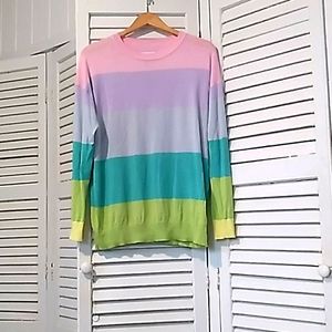 Elizabeth and James Textile sweater,  great transition piece
